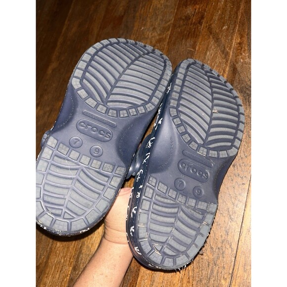 NWOT anchor Crocs Navy Size US Woman’s 7 - Picture 3 of 4